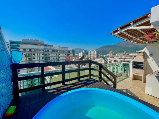 Cobertura à venda em Botafogo: 92m², 2 quartos, 2 vagas