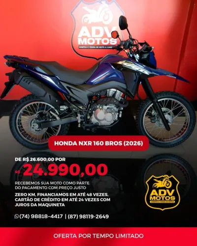 HONDA NXR 160 BROS - 2026 - 0 KM
