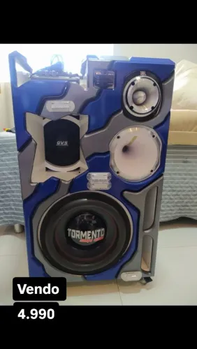 Caixa de som Bob divido até 12x (juros da máquina para o comprador)