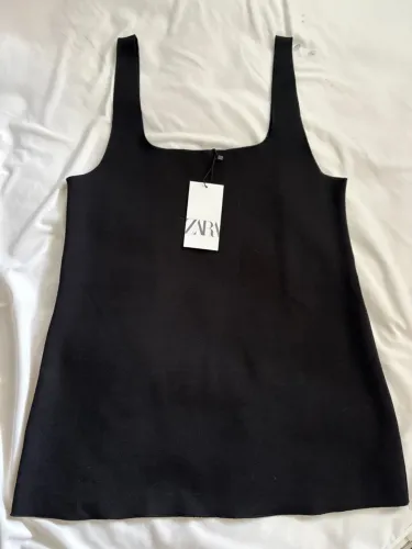 Vestido Preto Zara - Novo com Etiqueta