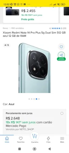 Celular tela quebrada