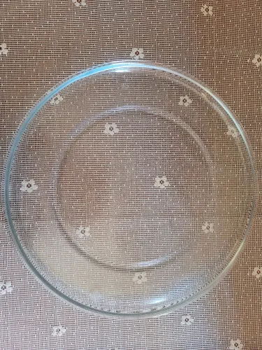 Prato Sta Marina antigo de micro-ondas. 35X35 . Retirar:  Jd Peri/ZN/SP. 