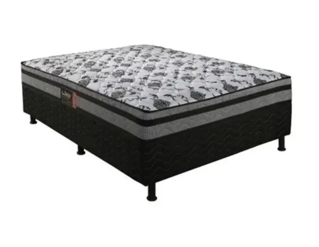 Cama Box Acoplada de Molas Ensacadas (Casal 138x188x64) Só R$949,00