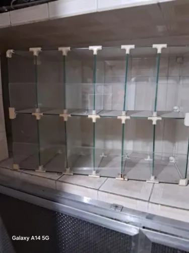 Boleiro de vidro para comércio