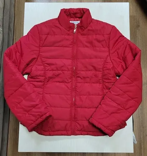 jaqueta vermelha puffer tamanho 12