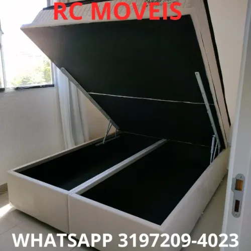 Cama Box Baú Queen 1.58x1.98 - Espaço e Conforto Garantidos