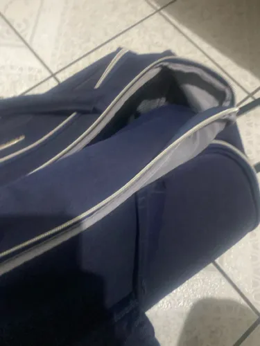 Bolsa Azul Marinho com Detalhes