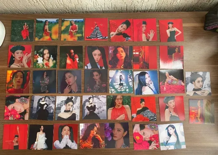 Jisoo conjunto postcard Kit ME