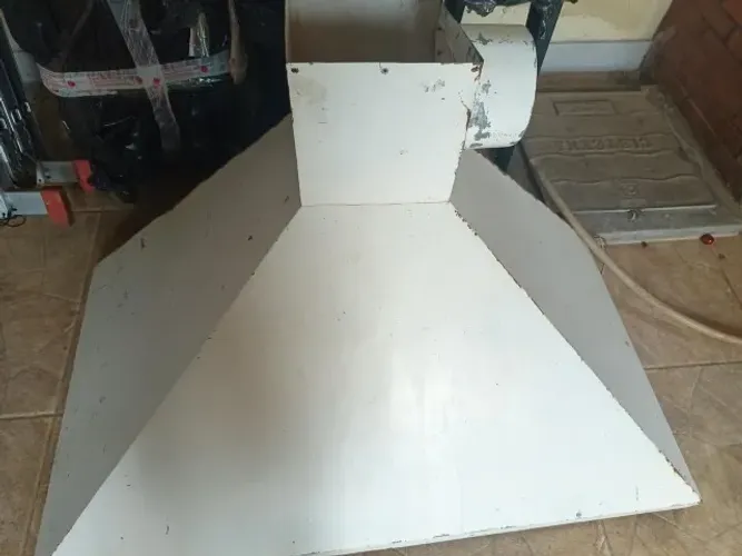 Coifa industrial com motor