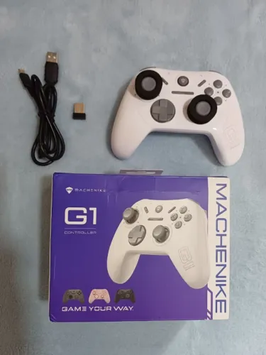 NOVO! Controle Machenike G1 Cor Branco - Aberto apenas para teste
