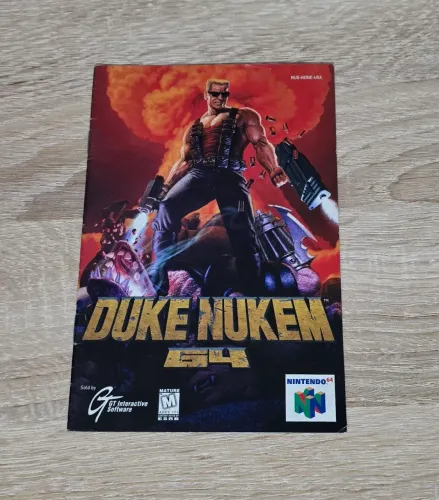 Duke Nukem 64 somente manual original