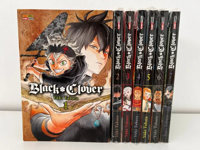 Mangá black clover vol. 1 ao 7