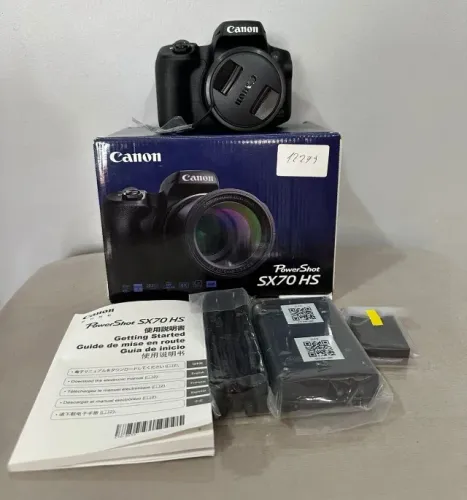 Câmera Canon PowerShot SX70 HS - Nova na caixa