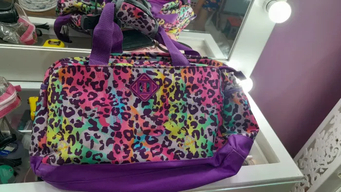 Bolsa original estampada Urban ótima p academia