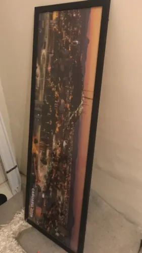 Quadro belíssimo retangular da cidade de Caruaru Pernambuco novo  