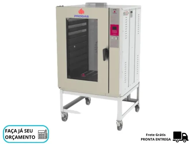 Forno Turbo Elétrico 10 Esteiras Progas 220v Novo