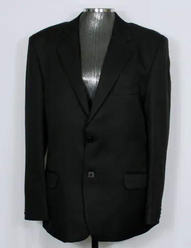 Conjunto terno social alfaiataria masculina preto TNG - Blazer 50 M  Calça 44 - Ref. 4891