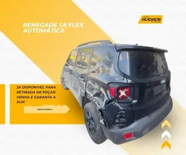 Sucata Renegade 1.8 flex automatico. Ja disponivel para retiradas de peças!