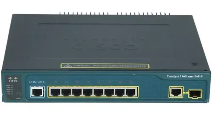 Switch Cisco 8 Portas Poe 10/100 + 1 Porta Giga Ws C3560 8pc