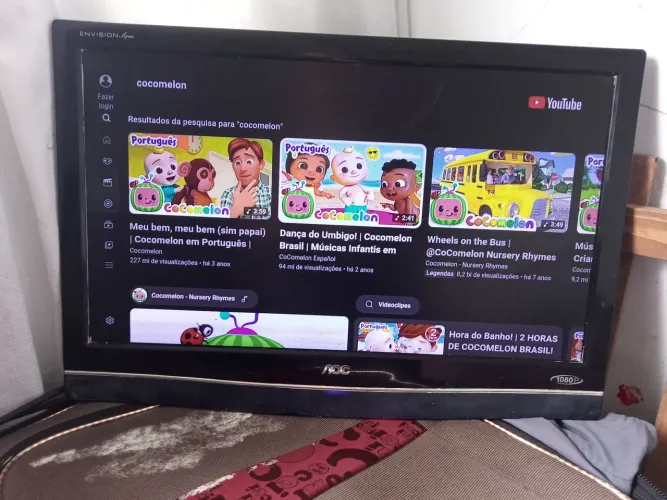 TV LED TELA FINA 24 POLEGADAS C TV BOX