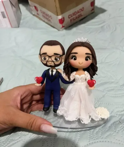 Topo de Bolo Casamento, Noivado