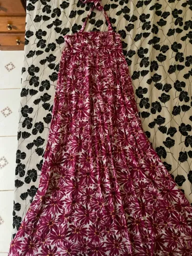 Vestido Floral Longo