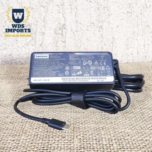 Fonte Carregador Compatível Lenovo 65W 3,25A Usb Tipo-C