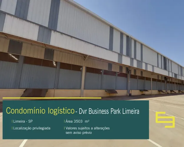 Condomínios logísticos e industriais para alugar em Limeira SP