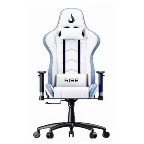Cadeira Gamer Rise Mode Z6, Ângulo Ajustável, Braço 2D, ARGB, Branco 