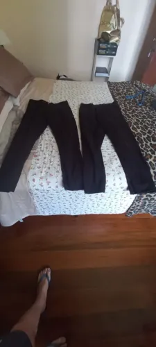 2 Calça Jeans Preta Fabricação Marfinno - Nova