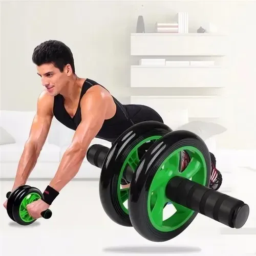 Roda Para Exercícios Abdominal Com Tapete Fitness