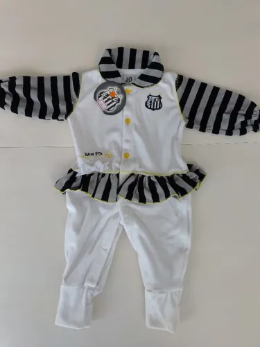 Macaquinho Bebê Santos Feminino - Novo