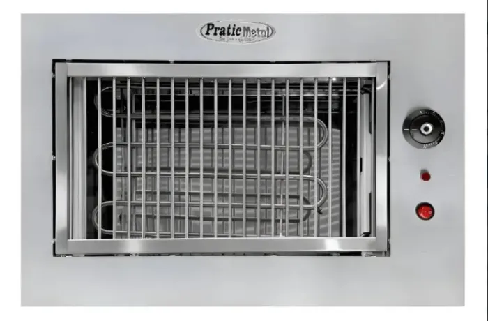 Churrasqueira Elétrica Embutir Inox Pratic Metal