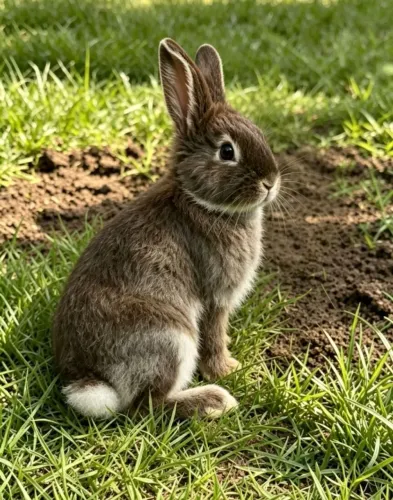 Coelho Mini Netherland com 8 meses(pesa 1,200kg) não cresce mais 