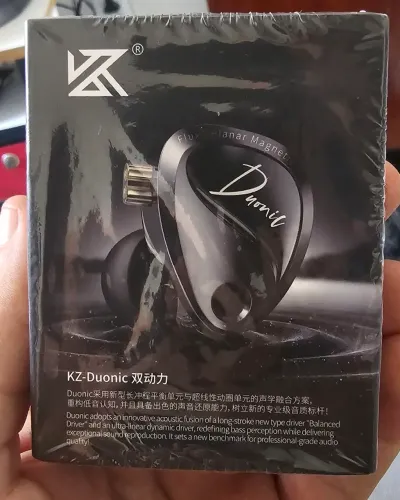 Fone KZ Duonic sem Microfone.  Aprimoramento do Castor produzido pela Harman.