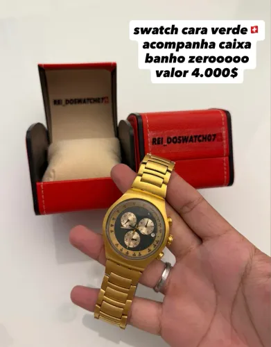 Swatch cara verde tradicional 