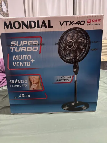 Ventilador de Pé Mondial VTX40 - Novo - Com Garantia