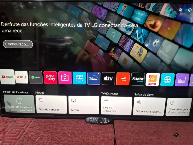 Tv lg smart 60 pol.Ultra HD 4K TrinQ AI, HDR ativo DST VIRTUAL WUBOS 4.5