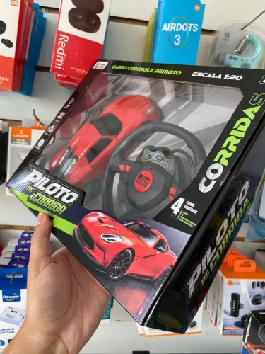 Carrinho de Plástico com Motor e Controle Remoto sem Fio - tk-1706 ToyKing