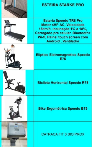 Esteiras vários modelos urgente top