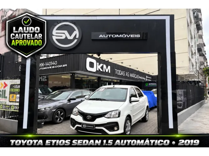 Toyota Etios X Sedan 1.5 Flex 16V 4P Aut. 2019