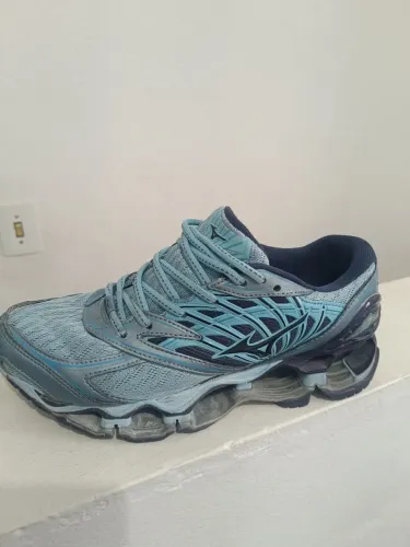 Tênis wave Mizuno prophecy pro 8 azul bebê IMPORTADO DO VIETNÃ
