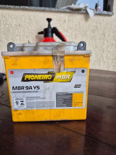 Bateria de moto usada 12v 9Ah