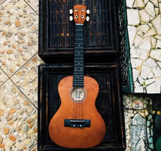 UKULELE ACÚSTICO TENOR VOGGA VUK323 BC (BROWN COFFEE) | Seminovo