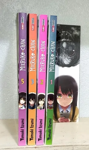 Mieruko-Chan 1,2,3 e 5 / excelente estado 