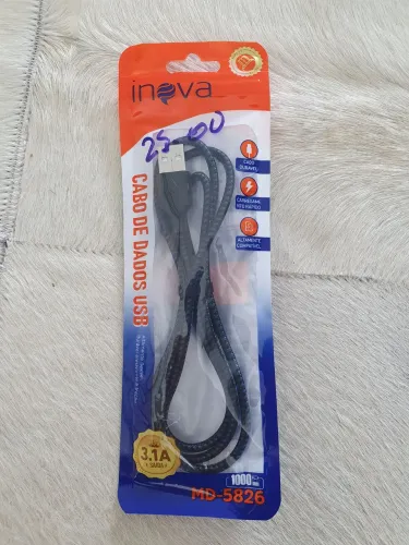 Cabo de dados e carregamento USB - TIPO C