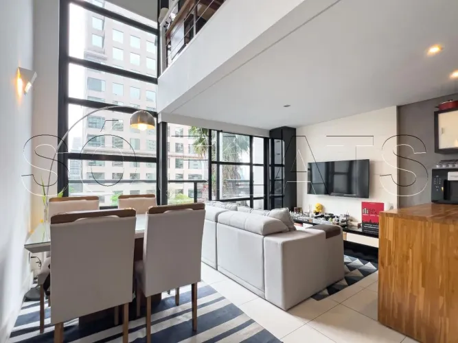 Duplex de 47m² na Vila Nova Conceição, no Urbano Duplex, entre Ibirapuera e Faria Lima
