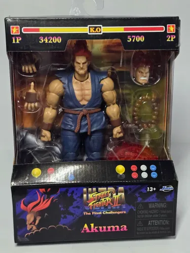 Ultra Street Fighter 2 Akuma Jada Toys lacrado