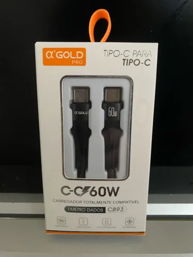 Cabo tipo C 60W A?Gold