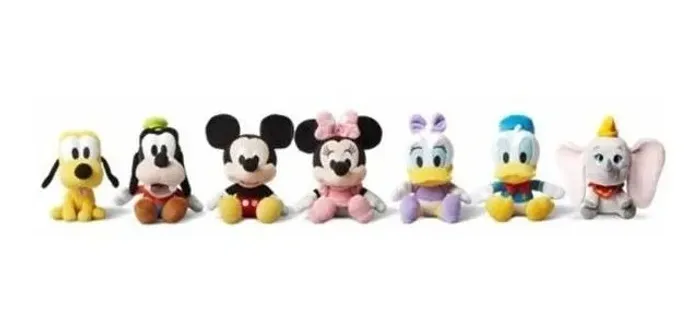 Coleção 7 pelúcias Disney, novas